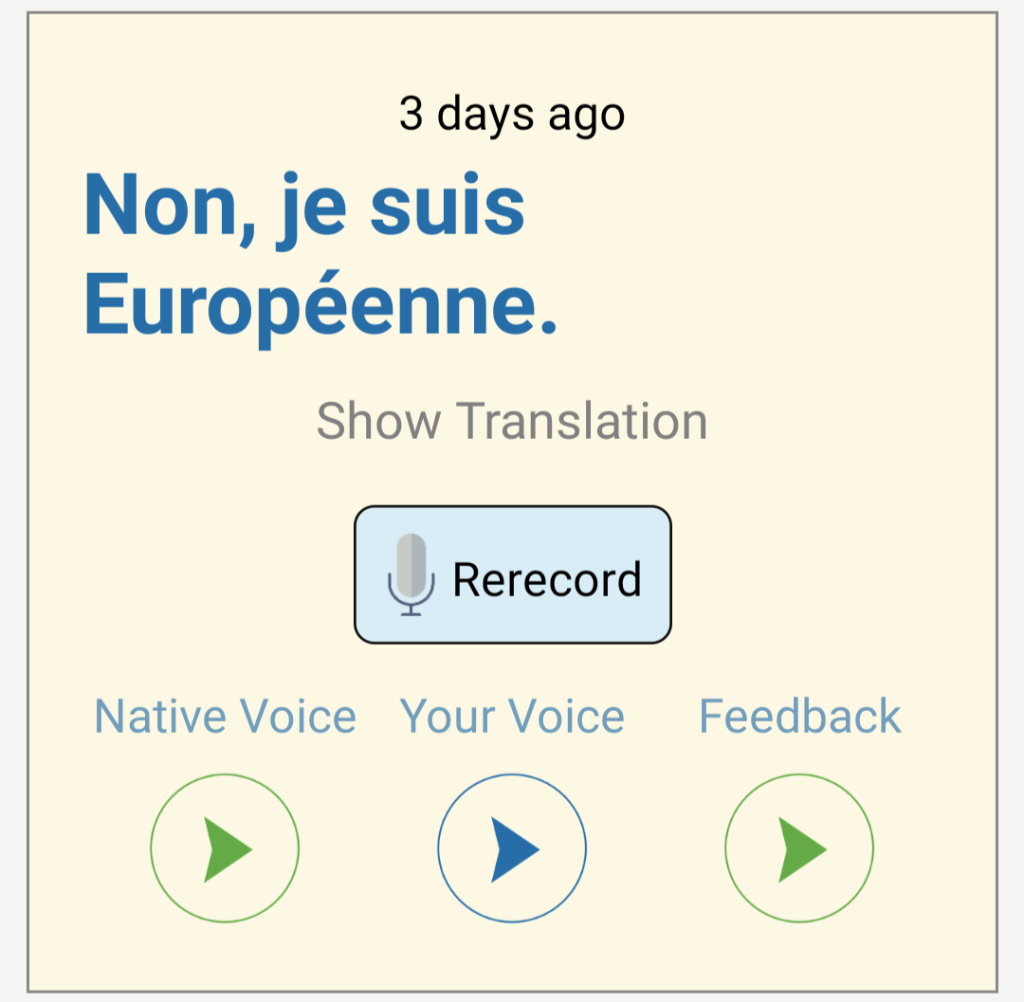 Speechling for Spanish speaking practice