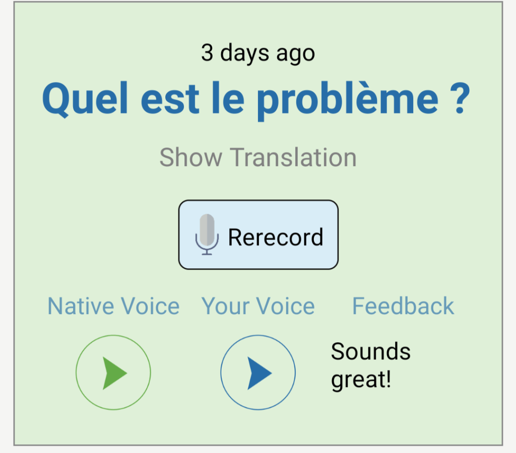 Speechling for Spanish speaking practice